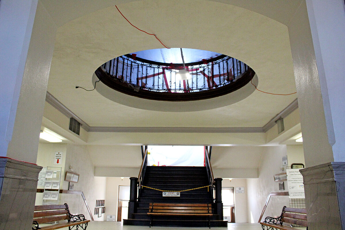 Courthouse damage